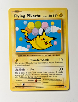 Flying Pikachu 110/108 Pokemon TCG XY Evolutions Secret Rare NM - Image 1