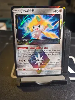 2018 JIRACHI 97/168 CELESTIAL STORM Pokemon PRISM STAR ULTRA RARE- HOLO NM/MINT - Image 1