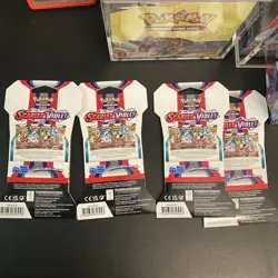 Pokemon Scarlet And Violet Base Set Sleeved Booster Packs - All 4 Designs - NIB - Image 2