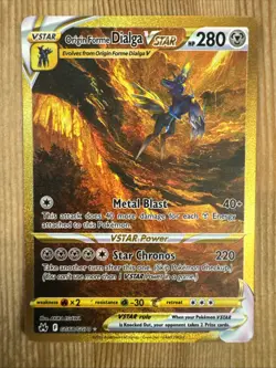 Origin Forme Dialga VSTAR GG68/GG70 - Pokemon Crown Zenith Galarian Gallery NM - Image 1