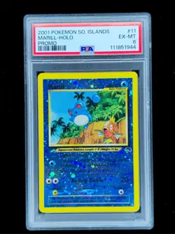 Marill Holo 11 Pokemon Southern Islands Promo 2001 PSA 6 ?????? - Image 1
