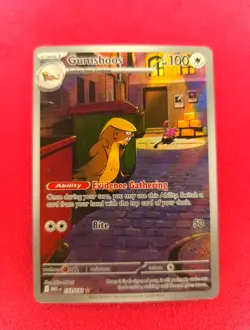 Pokemon Gumshoos Illustration Rare #153/132 Mega Evolutions NM - Image 1