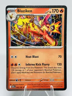 Blaziken 042/182 Cosmos Holo - Destined Rivals - Pokemon TCG - Image 1