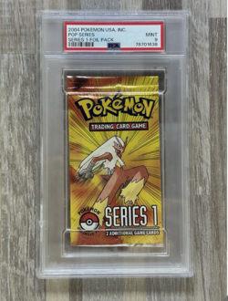 2004 Pokemon Pop Series 1 Booster Pack Graded PSA 9 MINT Blaziken Art Unique - Image 1
