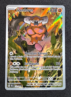 POKEMON TCG LANDORUS 131/086 BLACK BOLT IR ILLUSTRATION RARE HOLO NM - Image 3
