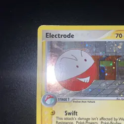 Pokemon TCG Electrode 5/101 Holo Rare EX Hidden Legends SWIRLS Vintage - Image 2