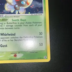 Pokemon TCG Butterfree EX FireRed & LeafGreen 2 Holo Holo Rare Vintage - Image 4