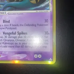 Pokemon TCG Omastar EX Holon Phantoms 13 Reverse Holo Holo Rare Delta Species - Image 4