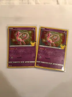Mew 11/25 Holo Rare Pokemon TCG Lot Celebrations 25th Anniversary X2 - Image 1