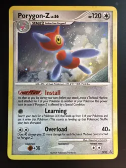 Pokemon TCG Porygon-Z DP35 Holo Black Star Promo Diamond & Pearl - Image 1