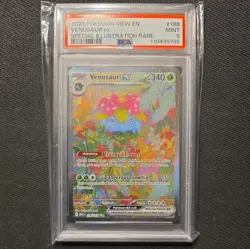 2023 Pokemon Mew En-151 #198 Venusaur EX Special Illustration PSA 9 Mint - Image 1