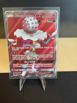 2018 POKEMON SUN & MOON LOST THUNDER #199 FULL ART/BLACEPHALON GX - Image 1