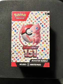 Pokemon TCG Scarlet & Violet 151 Booster Bundle Sealed New (6 packs) - Image 1