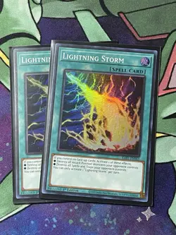 x1 Lightning Storm RA01-EN061 25th Anniversary Rarity Collect Super Rare Yugioh - Image 1