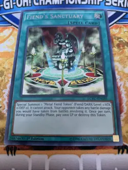 Yugioh Fiend's Sanctuary LCKC-EN030 1st NM - Image 1