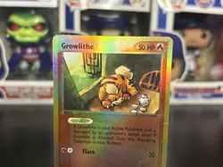 Growlithe #65/100 - EX Sandstorm - Reverse Holo Common Pokemon Card - Image 2