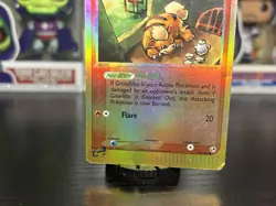 Growlithe #65/100 - EX Sandstorm - Reverse Holo Common Pokemon Card - Image 3