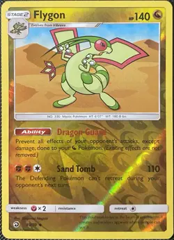 Flygon 39/70 Dragon Majesty Reverse Holo - Pokemon Card - Image 1
