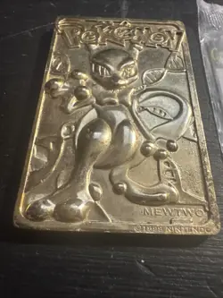 23K Gold Plated CHARIZARD Trading Card 1999 Burger King Pokemon - Image 3