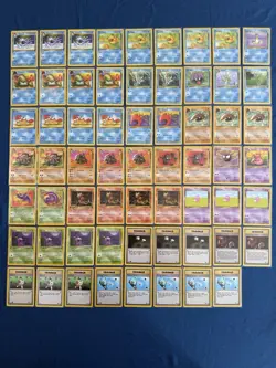 Pokemon Fossil Set Lot Of 62 Cards 1st Editions Trainers NM-LP - Image 1