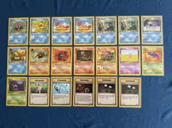 Pokemon Fossil Set Lot Of 62 Cards 1st Editions Trainers NM-LP - Image 2