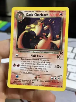 #4 Dark Charizard 4/82 Team Rocket 2000 Holo Rare WOTC Pokemon Card TCG - Image 4