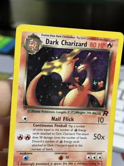 #4 Dark Charizard 4/82 Team Rocket 2000 Holo Rare WOTC Pokemon Card TCG - Image 5