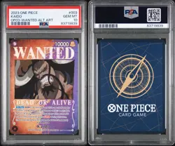 PSA 10 Kaido Wanted Alt Art English St04-003 One piece Card Game - Image 2