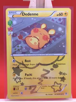 Dedenne RC10/RC32 Generations Radient Collection Ultra Rare Holo Pokemon Card - Image 1