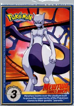 Topps Pokemon The First Movie Burger King Promo Card - #32 Nidoran PokeTrivia - Image 1