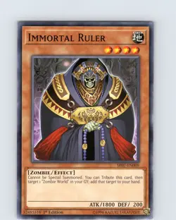 Yu-Gi-Oh TCG Immortal Ruler SR07-EN009 1st Edition Regular Common Card NM - Image 1