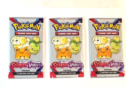 3 x Scarlet & Violet - Fun Packs - 3 Pokemon Cards each pack - Sealed_1 - Image 1