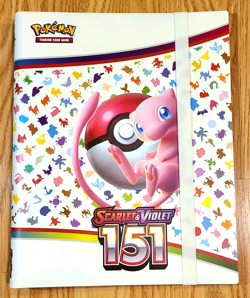New/Mint Pokemon Card Game Scarlet & Violet 151 MEW BINDER ONLY 20 Page Book_1 - Image 1