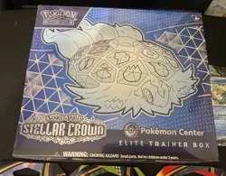 Pokemon Center Stellar Crown ETB + 4 Phantasmal Flames Packs and Promo Card! - Image 2