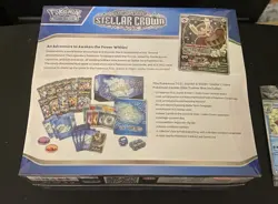 Pokemon Center Stellar Crown ETB + 4 Phantasmal Flames Packs and Promo Card! - Image 3