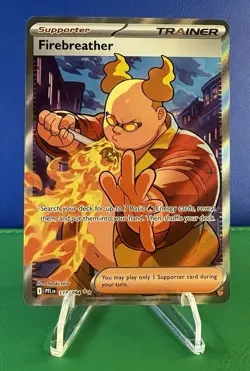 Pokemon TCG Fire Breather 019/094 Full Art Trainer Card - Near Mint - Image 2