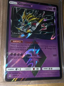 Giratina PRISM STAR Pokemon TCG Holo Card 58/156 SM Ultra Prism NM/M HOLO POKE - Image 1