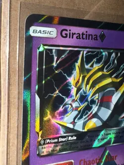Giratina PRISM STAR Pokemon TCG Holo Card 58/156 SM Ultra Prism NM/M HOLO POKE - Image 2