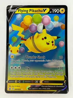 Flying Pikachu V 006/025 Holo Celebrations 25th Anniversary Pokemon Card NM - Image 1