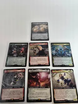Magic the Gathering Lot Extended Arts (7 Cards) - Image 1