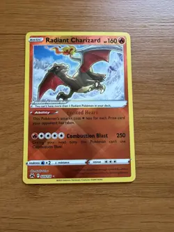 Radiant Charizard 020/159 Crown Zenith Holofoil Rare Pokemon Card - Image 1