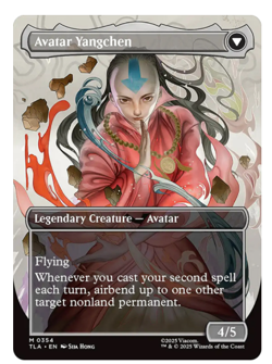The Legend of Yangchen // Avatar Yangchen - Borderless Avatar MTG - Image 2
