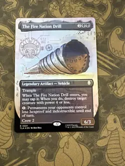 The Fire Nation Drill (Borderless) - 321 - Foil - TLA - NM - MTG - Image 1