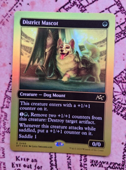 MTG District Mascot First Place Foil Aetherdrift NM - Image 1