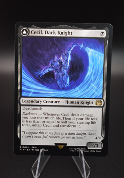 MTG Magic the Gathering Cecil, Dark Knight (91/764) Final Fantasy LP - Image 1