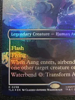 MTG Avatar The Last Airbender Aang Swift Savior Rare Foil R 298 - Image 5