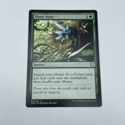 MTG Three Visits x 1 Commander Legends 261/361 Regular Uncommon - Image 1