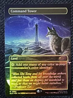 Command Tower (7063) (Rainbow Foil) Secret Lair Drop MtG N/M - Image 1