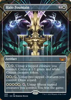Halo Fountain (Borderless Alternate Art) [Streets of New Capenna] Near Mint - Image 1