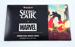 MTG Secret Lair x Marvel's Spider-Man: Heroic Deeds Rainbow Foil Edition Sealed - Image 1